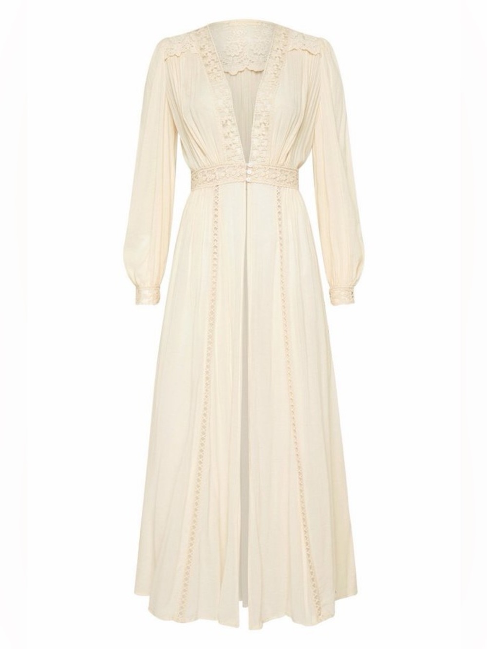 SPELL Le Gauze Lace Duster - S - Picture 7 of 13